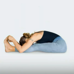 Yoga asanas and names - Seated Forward Bend (Paschimottanasana)