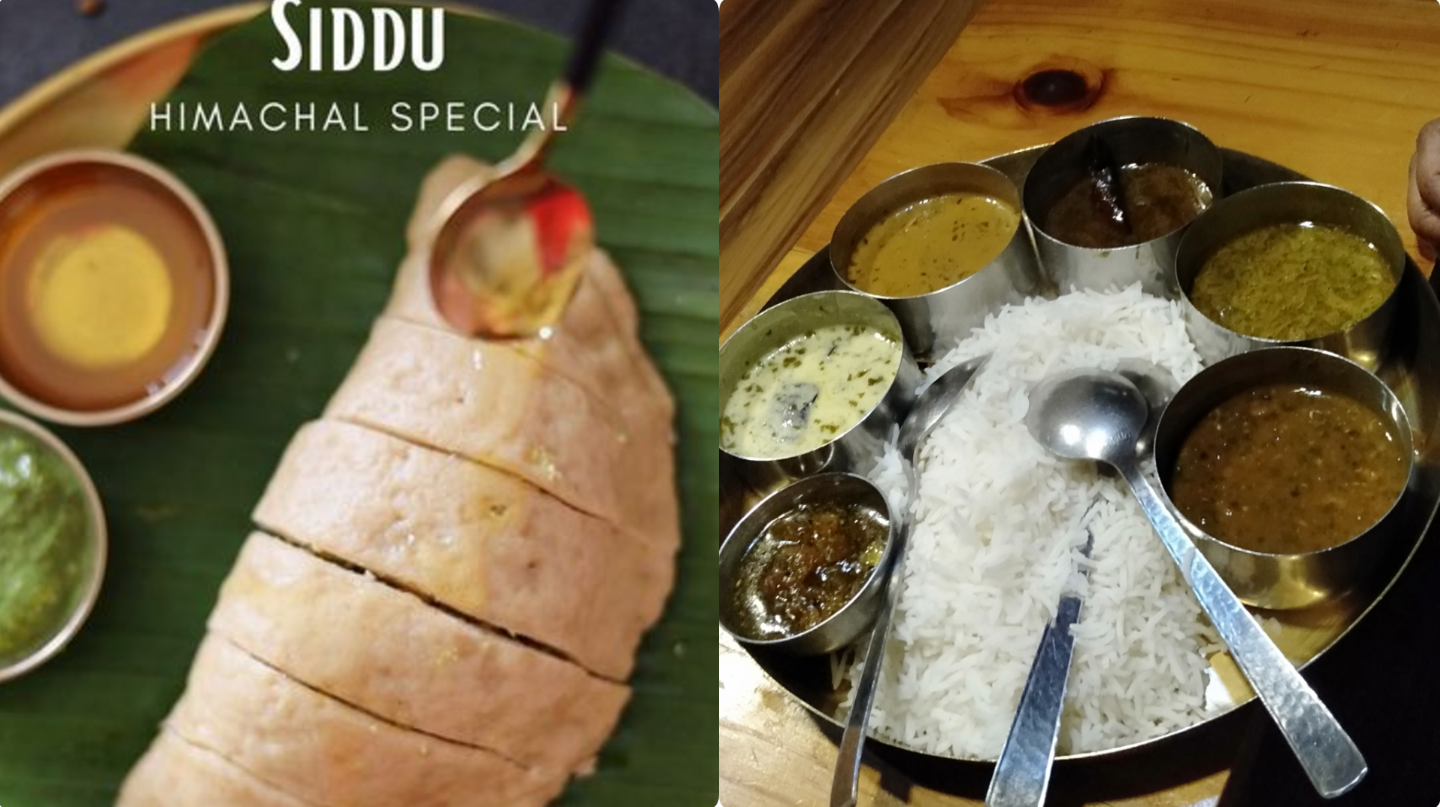 Siddu Himachali Food