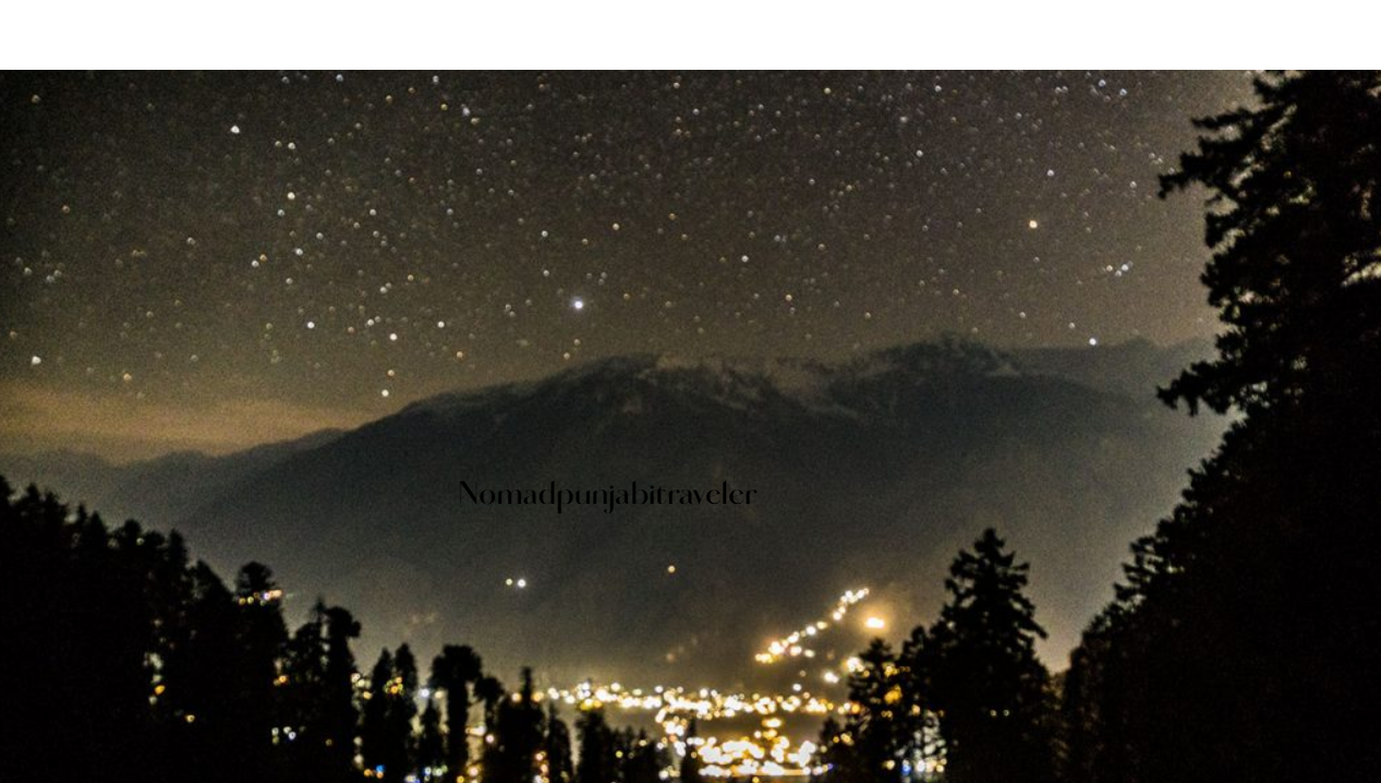 Manali in Night